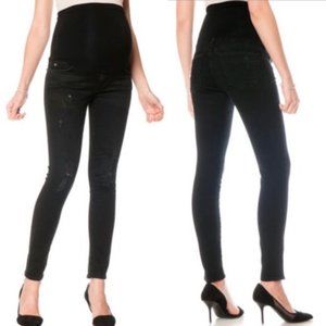 AG Adriano Goldschmied Maternity Distressed Skinny Jeans